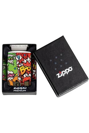 Zippo Çakmak 48648-000001 Pop Art City Design