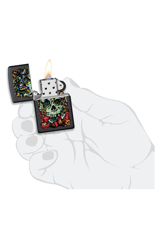 Zippo Çakmak 49007-00021 Dead inside Design