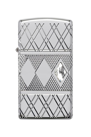 Zippo Çakmak 49052-075224 Diamond Pattern Design