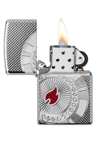 Zippo Çakmak 49058-075228 167 Poker Chip Design