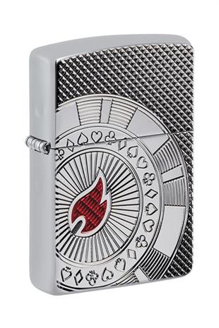 Zippo Çakmak 49058-075228 167 Poker Chip Design