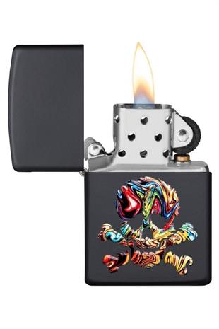 Zippo Çakmak 49187-078678 218 Skull Design