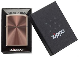 Zippo Çakmak 49190-107352 Rose Gold Circular Brushed Effect