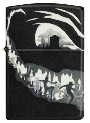 Zippo Çakmak 49193 Grinning Pumpkin Design 46268-117309