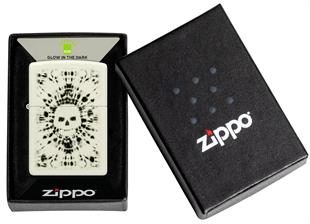 Zippo Çakmak 49193 Hippie Skull Design 46289-117302