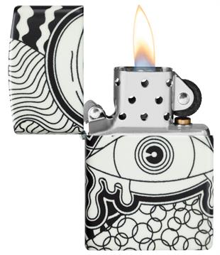 Zippo Çakmak 49193 Psychedelic Eye Design 46428-120508