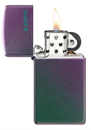 Zippo Çakmak 49267 Slim Iridescent Zippo Logo 49267ZL-087051