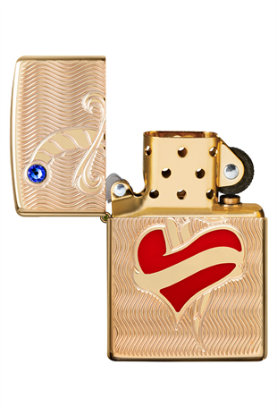 Zippo Çakmak 49303-083344 Heart and Sword Design