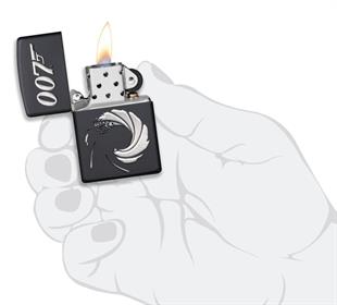 Zippo Çakmak 49329-089034 218 Bond Bt 007 Gun Logo