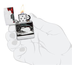 Zippo Çakmak 49352 Hot Rod Design 48660-106757