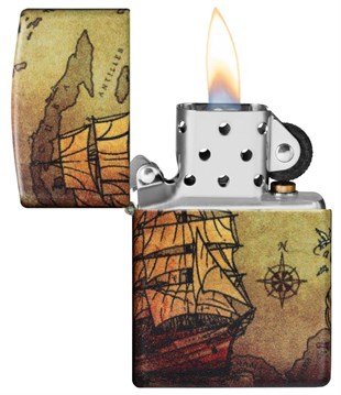 Zippo Çakmak 49352 Pirate Ship Design 49355-083350