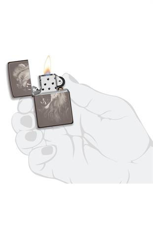 Zippo Çakmak 49433-087040 Fierce Lion Design