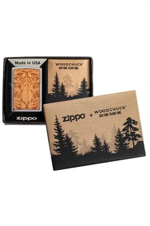 Zippo Çakmak 49707-090577 200 Woodchuck Cherry Tiger Head