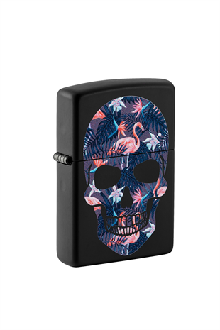 Zippo Çakmak 49771-093909 Flamingo Skull Design