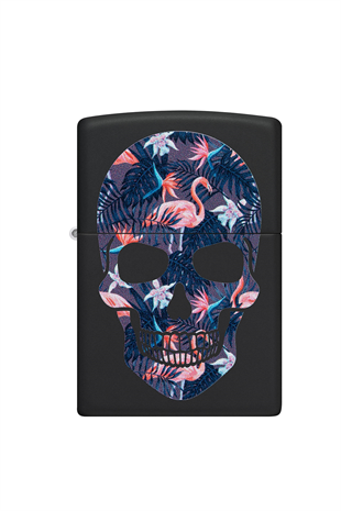 Zippo Çakmak 49771-093909 Flamingo Skull Design