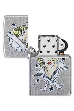Zippo Çakmak 49789-094738 207 Sailor Girl Tattoo Design