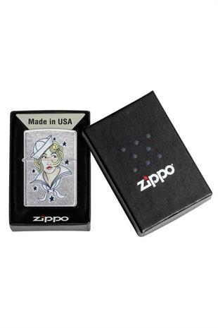 Zippo Çakmak 49789-094738 207 Sailor Girl Tattoo Design