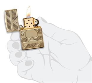 Zippo Çakmak Ace Of Spade Design 29261-079799