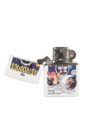 Zippo Çakmak Astronaut Space Dog