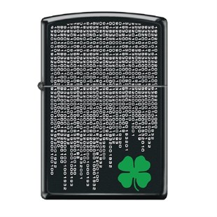 Zippo Çakmak Binary Clover Design 218-088014
