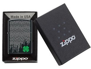 Zippo Çakmak Binary Clover Design 218-088014
