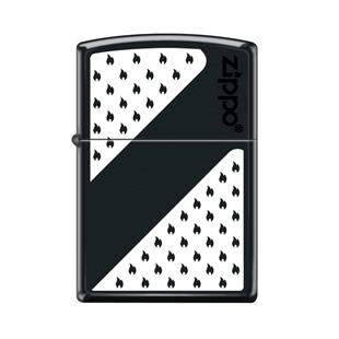 Zippo Çakmak Black And White Design 218 218-069482