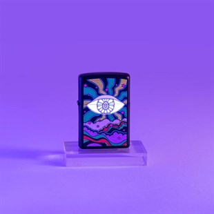 Zippo Çakmak Black Light Eye Design 49699-090580