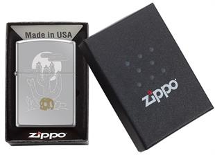 Zippo Çakmak Cactus And Skull Design 250-116087