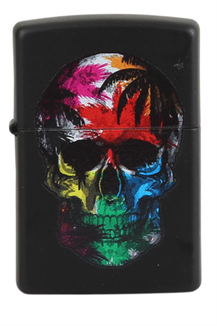 Zippo Çakmak Colorful Skull