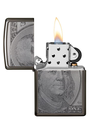 Zippo Çakmak Currency Design 49025-073189