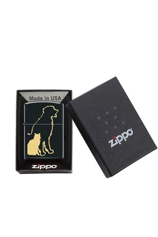 Zippo Çakmak Dog and Cat Silhouette 218-096173