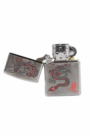 Zippo Çakmak Dragon Red Design