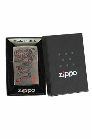 Zippo Çakmak Dragon Red Design