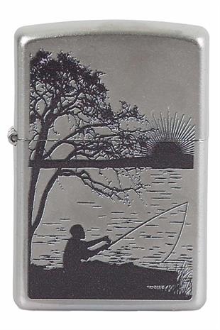 Zippo Çakmak Fishing Sunset