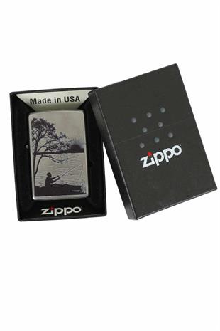 Zippo Çakmak Fishing Sunset