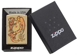 Zippo Çakmak Fusion Dragon Design 254B-062292