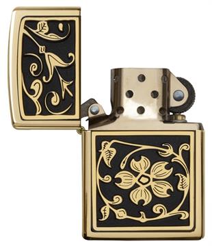 Zippo Çakmak Gold Floral Flourish 20903