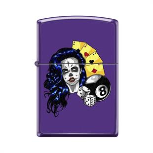 Zippo Çakmak Goth Gambling Design 237-087929