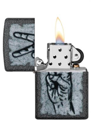Zippo Çakmak Graffiti Peace Design