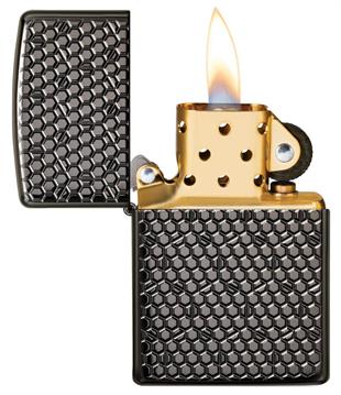 Zippo Çakmak Hexagon Design Çakmak 49021-073186