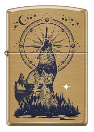 Zippo Çakmak Howling Wolf 204B-122079
