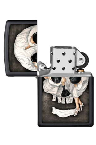 Zippo Çakmak Illuison Skull Design 218-080486