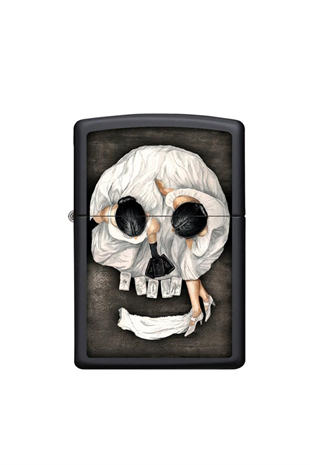 Zippo Çakmak Illuison Skull Design 218-080486