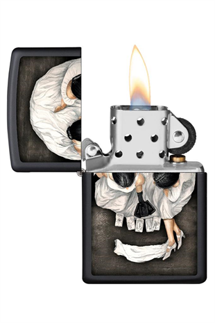 Zippo Çakmak Illuison Skull Design 218-080486