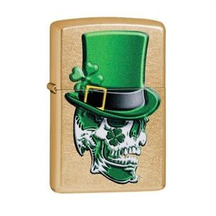 Zippo Çakmak Irish Skull Design 49121