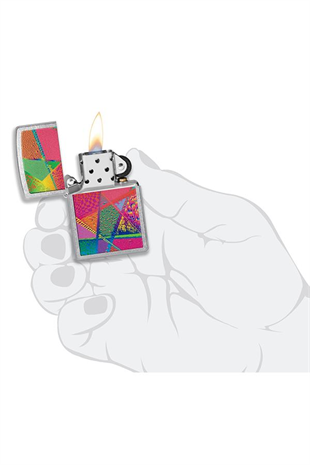 Zippo Çakmak Retro Pattern Design 48488-100053
