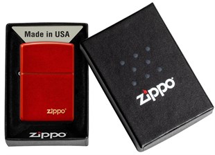 Zippo Çakmak Metalic Red Zippo Lasered 49475Zl