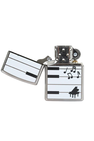 Zippo Çakmak Piano And Music Note