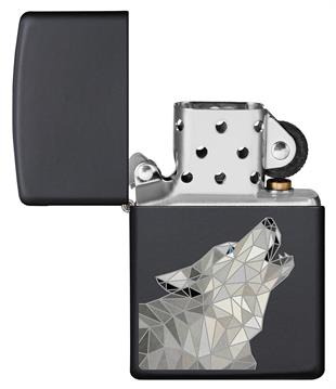 Zippo Çakmak Polygonal Wolf Design 218-080488