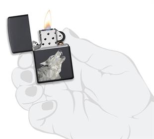 Zippo Çakmak Polygonal Wolf Design 218-080488